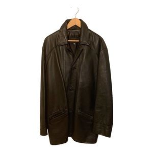 Men's Michael Lawrence Black Leather Jacket